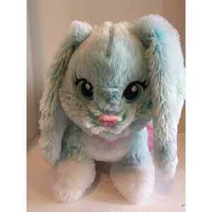 Retired Merry Mint Build A Bear Bunny Rabbit Teal Pink Stuffed Animal Plush Toy